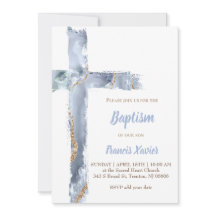 バプテスマの水彩青瑪瑙