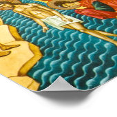 バプテスマの象徴を受けロシアのたイエス ポスター (角)