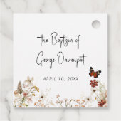 バプテスマの野生の蝶の第一聖餐式 フェイバータグ (裏面)