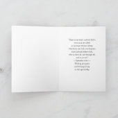 バプテスマの鳩と十字架の記念日 カード (内部)