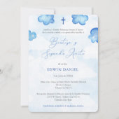 バプテスマの2nd誕生日パーティー 招待状 (正面)