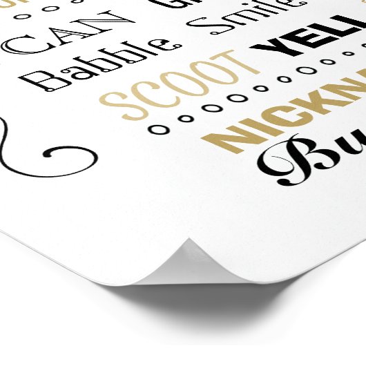 バプテスマの《キリスト教》洗礼式や命名式のサインのマイルストーン ポスター (角)