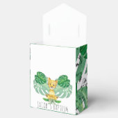 バプテスマまたは誕生日ライオンイラストレーション フェイバーボックス (オープン)