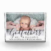 バプテスマまたは《キリスト教》洗礼式や命名式に神モダン父 フォトブロック (正面)