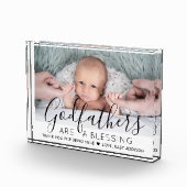 バプテスマまたは《キリスト教》洗礼式や命名式に神モダン父 フォトブロック (右)