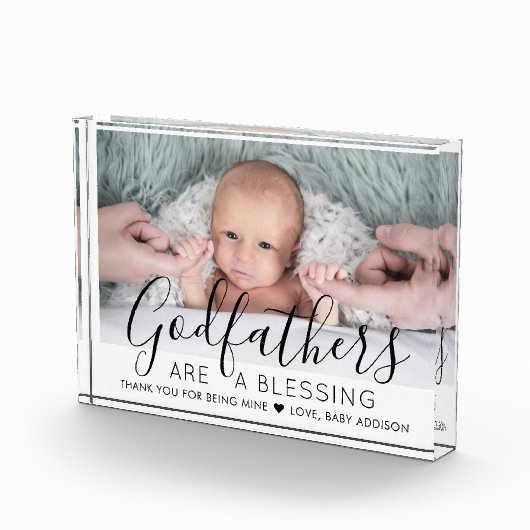 バプテスマまたは《キリスト教》洗礼式や命名式に神モダン父 フォトブロック (右)