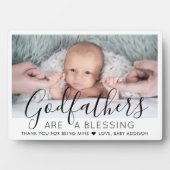 バプテスマまたは《キリスト教》洗礼式や命名式写真 フォトプラーク (正面)