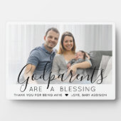 バプテスマまたは《キリスト教》洗礼式や命名式写真 フォトプラーク (正面)