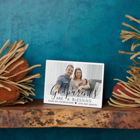 バプテスマまたは《キリスト教》洗礼式や命名式写真 フォトプラーク (側面)