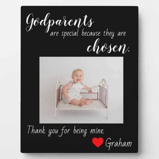 バプテスマを受けた父母 フォトプラーク (正面)