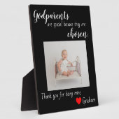 バプテスマを受けた父母 フォトプラーク (側面)