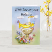 バプテスマを愛して カード (黄色い花)