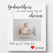 バプテスマを授かった フォトプラーク (正面)