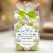 バプテスマエレガントと最初の誕生日グリーン離れ ラウンドシール
