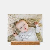 バプテスマエレガントの神様が写真を持って感謝 アクリルサイン (正面)