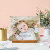 バプテスマエレガントの神様が写真を持って感謝 アクリルサイン (ウェディング)