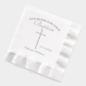 バプテスマエレガントクロス 箔ナプキン (左)