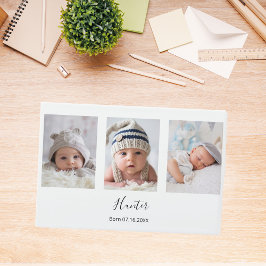 バプテスマカスタムス写真の男のモダン子の女の子 ゲストブック