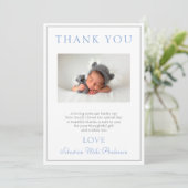 バプテスマサンキューカードブルーボーイ サンキューカード (スタンド正面)