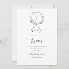 バプテスマサンキューカード カード