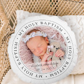 バプテスマシンプルスのフレームモダンカスタム写真 ラウンドクッション