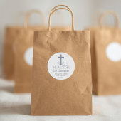 バプテスマスペインのイシンプルスのバプテスマと離れクロスズ ラウンドシール