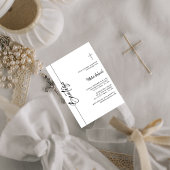 バプテスマスペインのインビタシオンドゥバウティゾニーノニーナ 招待状