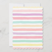 バプテスマスペインのス2nd誕生日バウティゾ2Do Cumple 招待状 (裏面)