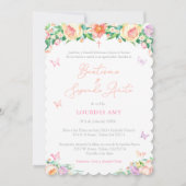 バプテスマスペインのス2nd誕生日バウティゾ2Do Cumple 招待状 (正面)