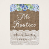 バプテスマスペインのメッセージカードレクエルドデバウティゾカード (正面)