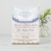 バプテスマスペインの&ファースト誕生日招待状カードボーイ 招待状 (スタンド正面)