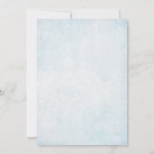 バプテスマスペインの&ファースト誕生日招待状カードボーイ 招待状 (裏面)