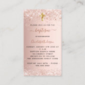 バプテスマバラ金ゴールドクロス招待 名刺 (正面)