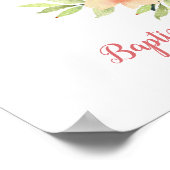 バプテスマパーソナライズされたス印刷可能， Jeremiah 29:11 ポスター (角)