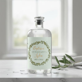 バプテスマパーソナライズされたワインボトルラベル ワインラベル