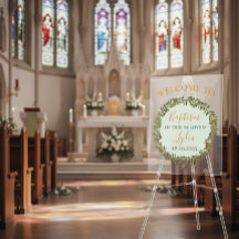 バプテスマパーソナライズされたーアクリルウェルカムサイン