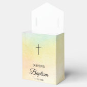 バプテスマパーソナライズされた《キリスト教》洗礼式や命名式ファミリーツリーフライス フェイバーボックス (オープン)