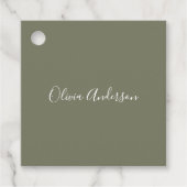 バプテスマフローラメッセージカード フェイバータグ (正面)