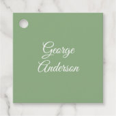 バプテスマフローラメッセージカード フェイバータグ (正面)