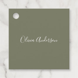 バプテスマフローラメッセージカード フェイバータグ