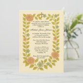 \バプテスマベビーガーディアンエンジェルフローラ 招待状 (スタンド正面)