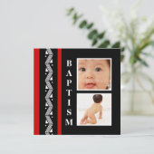 バプテスマベビーファンキーの写真PERSONALIZE 招待状 (スタンド正面)