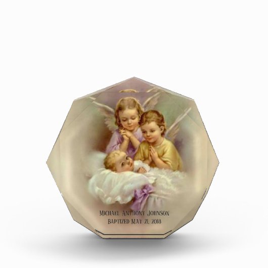 バプテスマベビー乳児祈ズエンジェルス フォトブロック (正面)