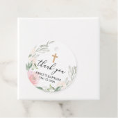 バプテスマメッセージカード,女の子バプテスマラベル,《キリスト教》洗礼式や命名式 フェイバータグ (インサイチュ)