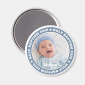 バプテスマモダンスのカスタム写真 マグネット (正面/裏面)