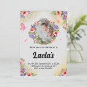 バプテスマモダンス写真 招待状 (スタンド正面)