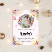 バプテスマモダンス写真 招待状