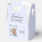 バプテスマモダンデイイベントパーティーブルー フェイバーボックス (オープン)