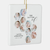 バプテスマモダン10写真コラージュ セラミックオーナメント (右)