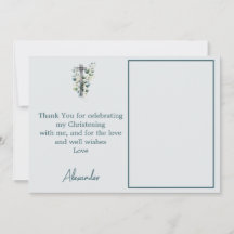 バプテスマモダン《キリスト教》洗礼式や命名式少年サンキューフォト